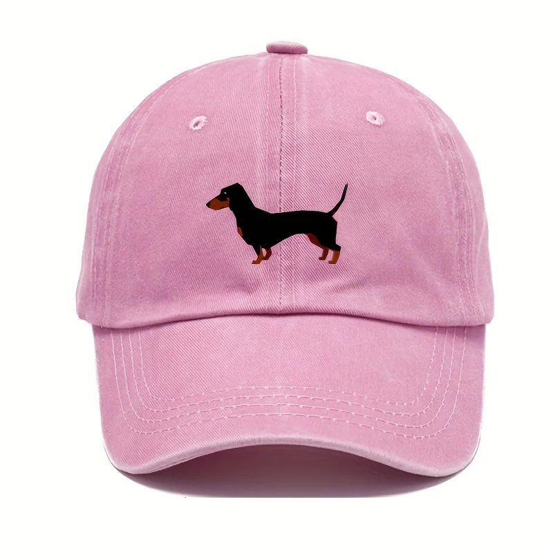 Retro Dachshund Baseball Cap for Men & Women