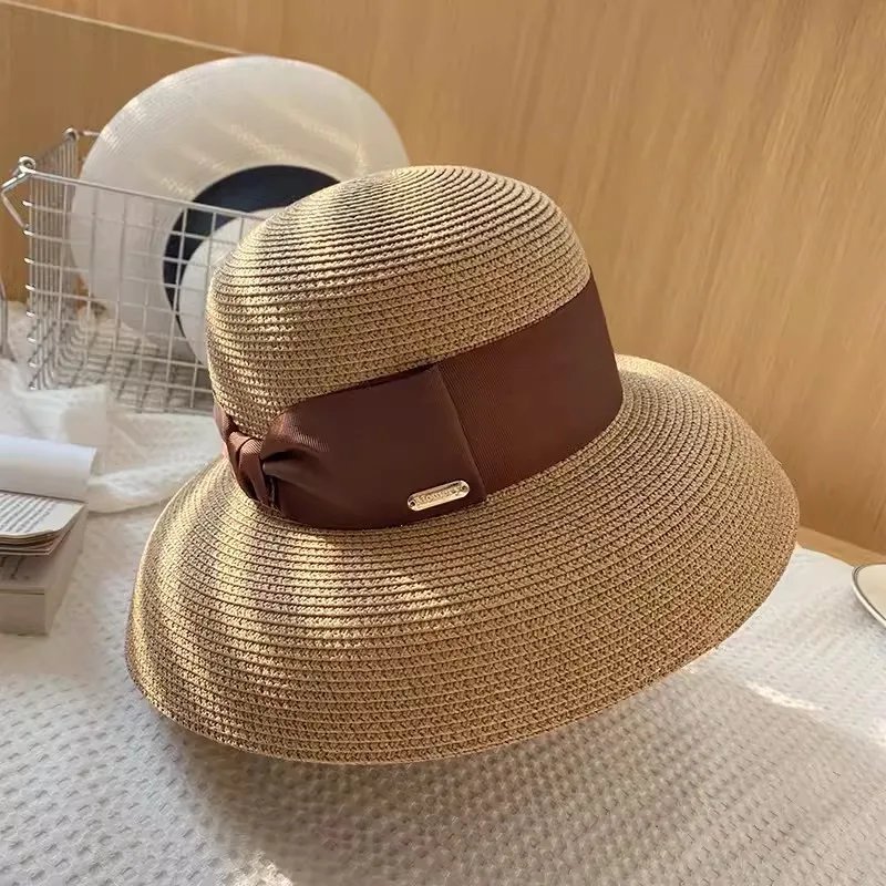 Women Vintage Straw Cloche Hat Summer Style