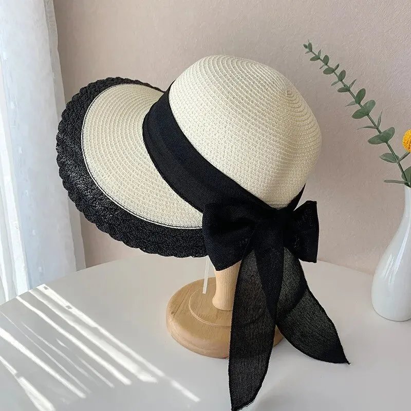 Women's Big Brim Straw Sun Hat