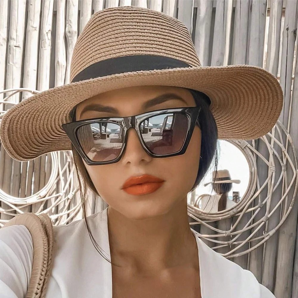Women's Fashion Straw Panama Hat