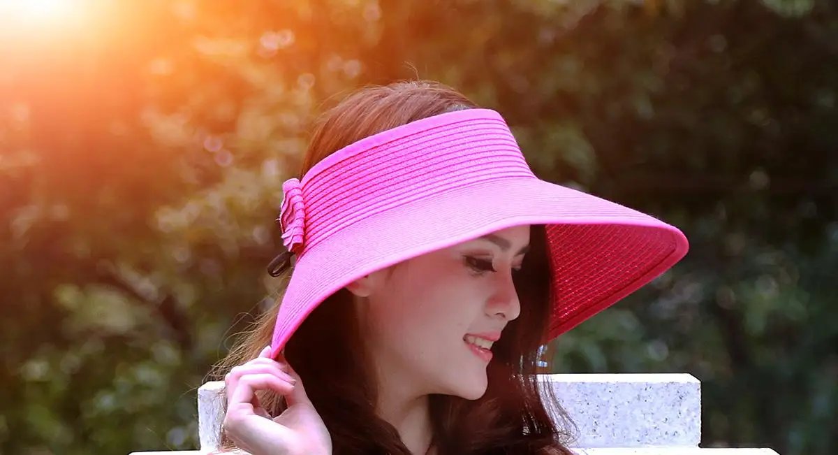 Foldable Wide Brim Visor Hat Foldable Wide Brim Visor Hat