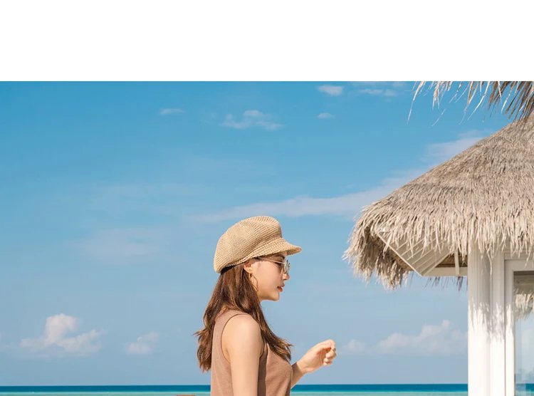 Summer Octagonal Beret Sun Hat