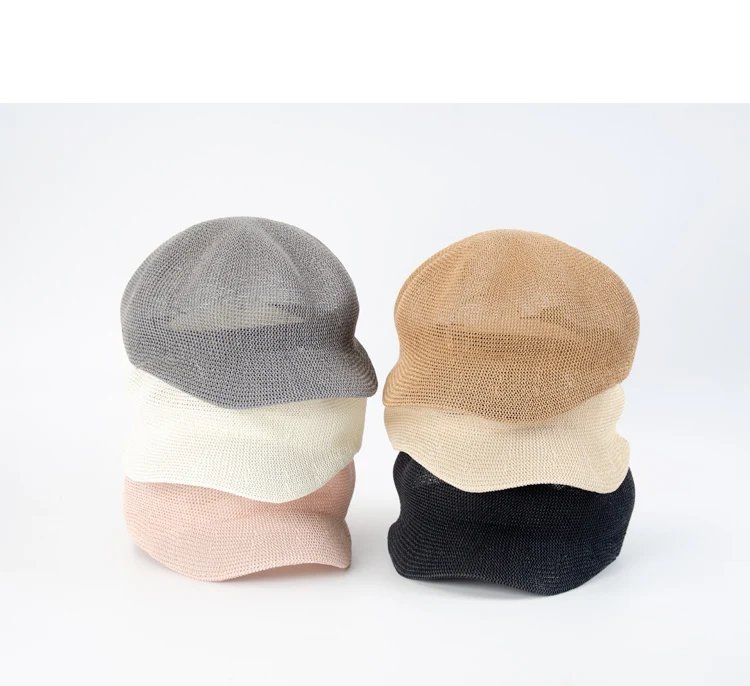 Summer Octagonal Beret Sun Hat