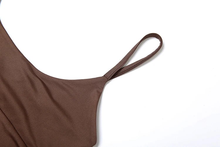 Diamond Sticker Low-Neck Backless Mini Bodycon Dress