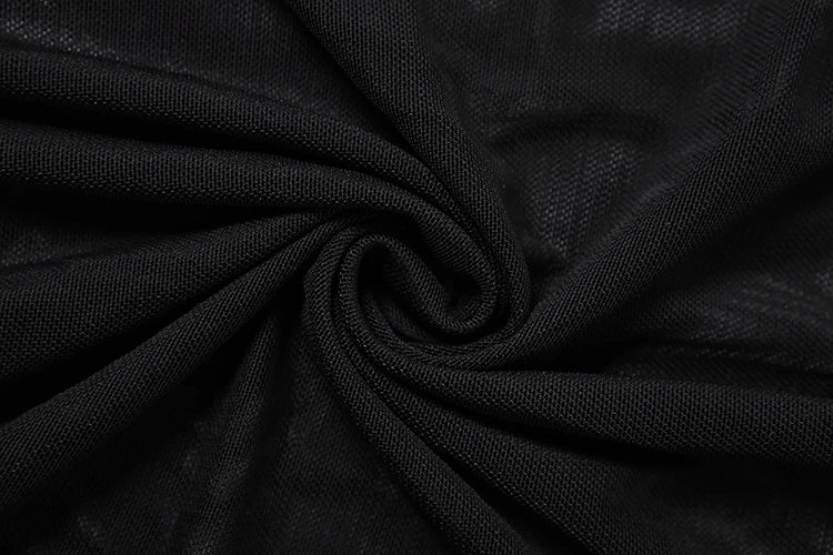 Halter Backless Mesh Pleated Mini Skirt 2 Piece Set