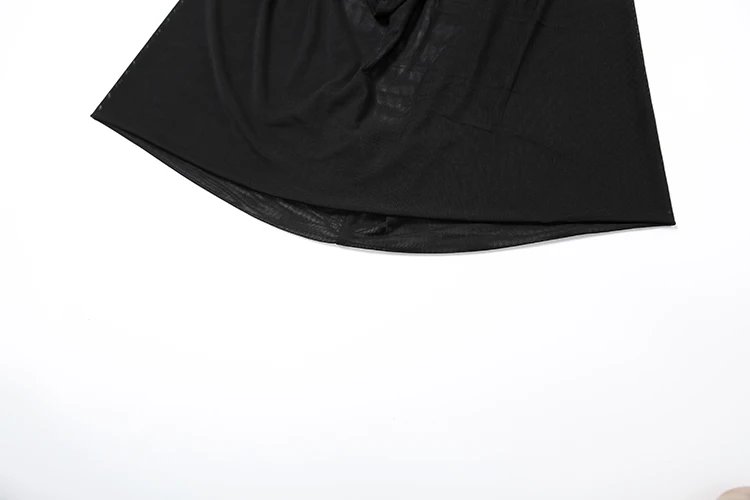 Halter Backless Mesh Pleated Mini Skirt 2 Piece Set