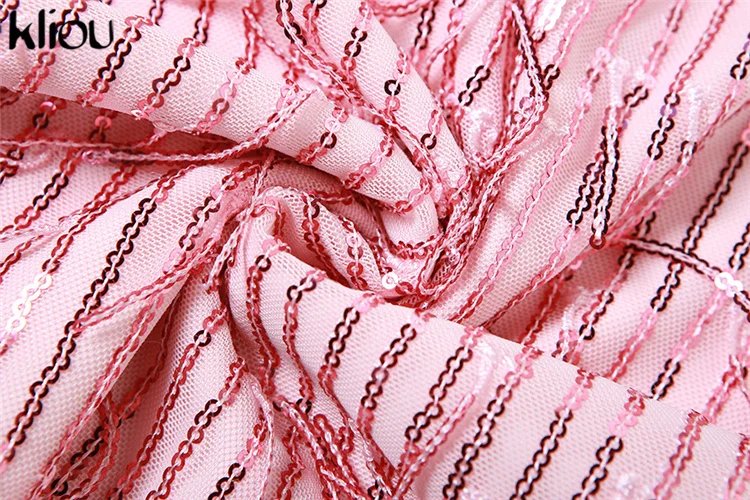 Shiny Tassel Halter Backless Mini Party Clubwear Dress