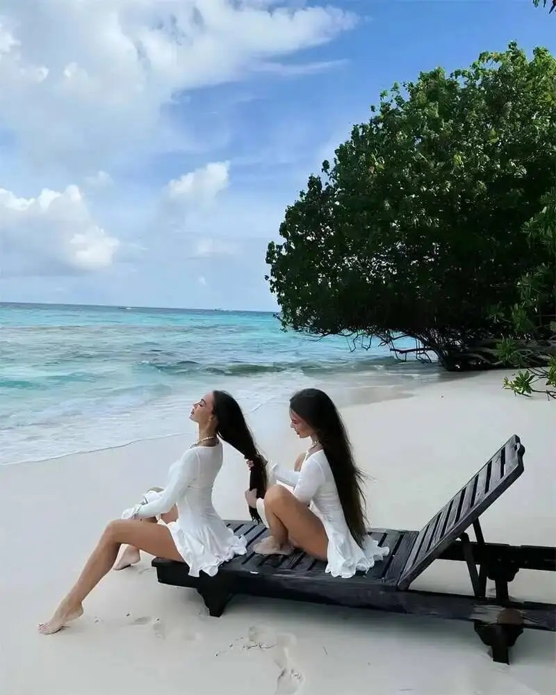 Flare Sleeve Ruffle V Neck Mini Dress A-Line Club Dress Flare Sleeve Ruffle V Neck Mini Dress A-Line Club Dress