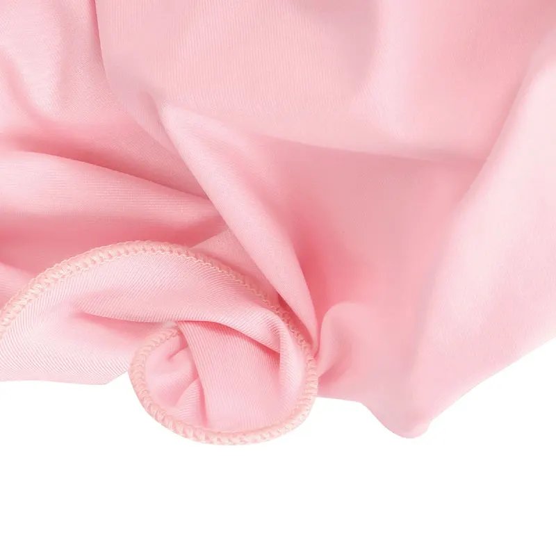 Pink Long Sleeve Ruffle Mini Dress Party Knitted